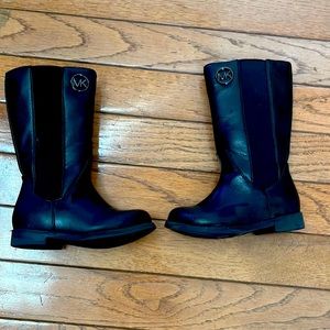 Toddler SZ 5 Michael Kors black boots- great condition